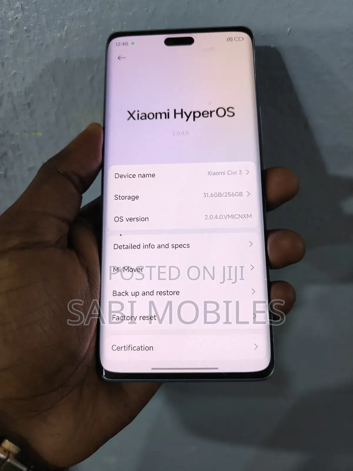 New Xiaomi Civi 3 256 GB Gray