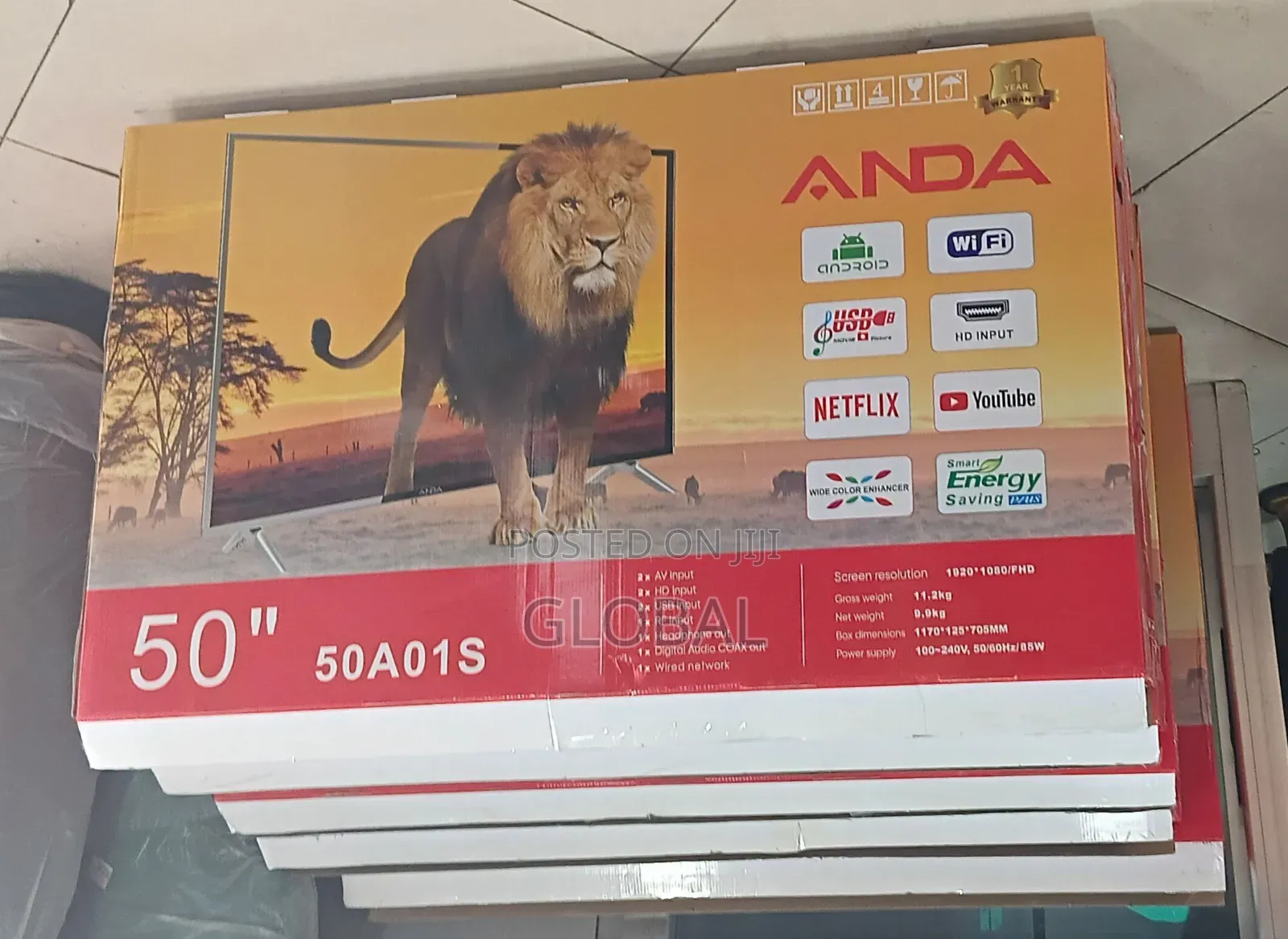 50inch Anda Led Smart Tv