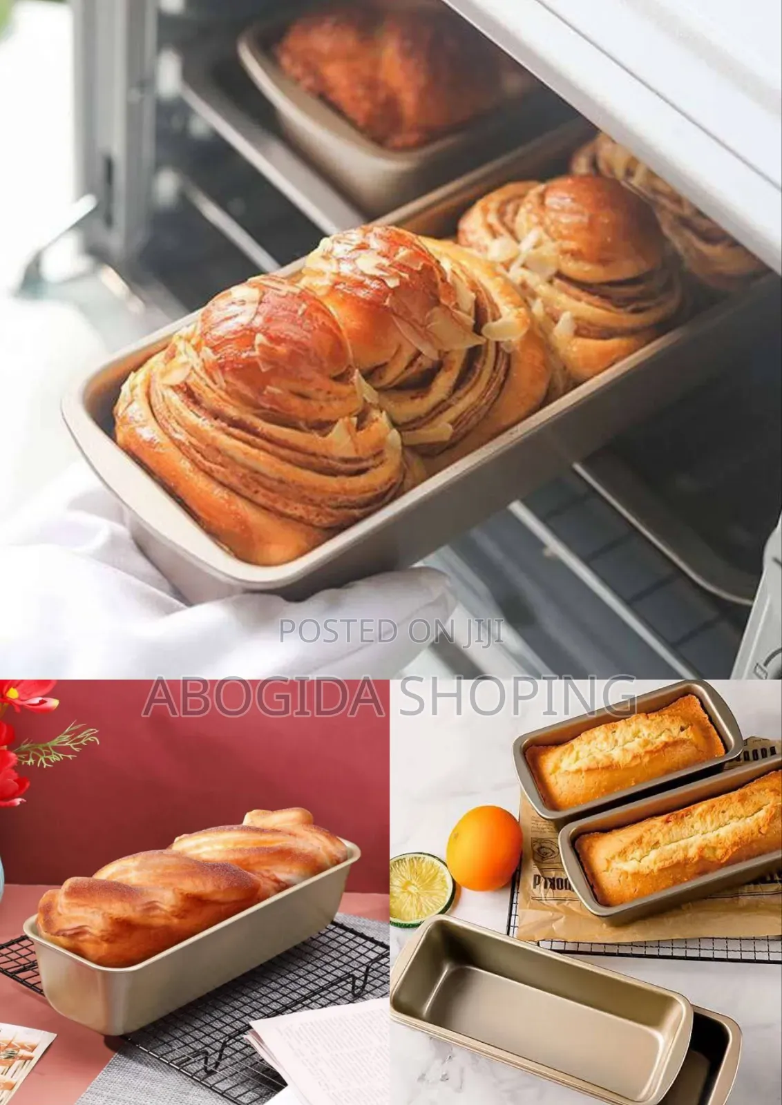 1pc Stainless Steel Loaf Pan