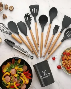 12 Piece Heat-Resistant Kitchen Utensils