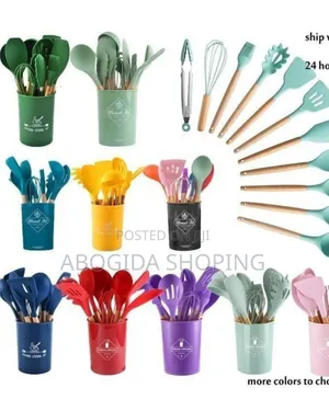 12 Piece Heat-Resistant Kitchen Utensils