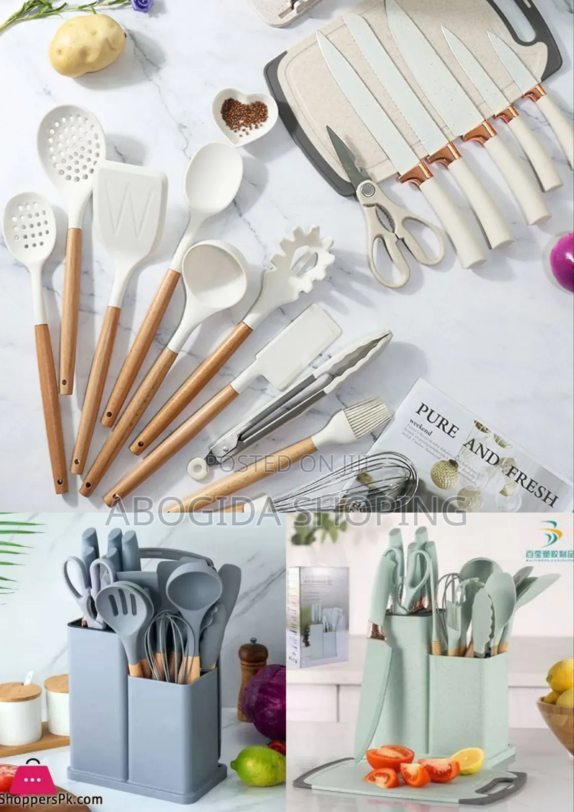 18-Piece Complete Kitchen Cooking Set