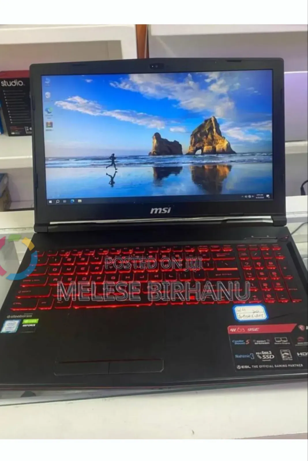 New Laptop MSI Pulse GL66 16GB Intel Core i7 SSD 512GB