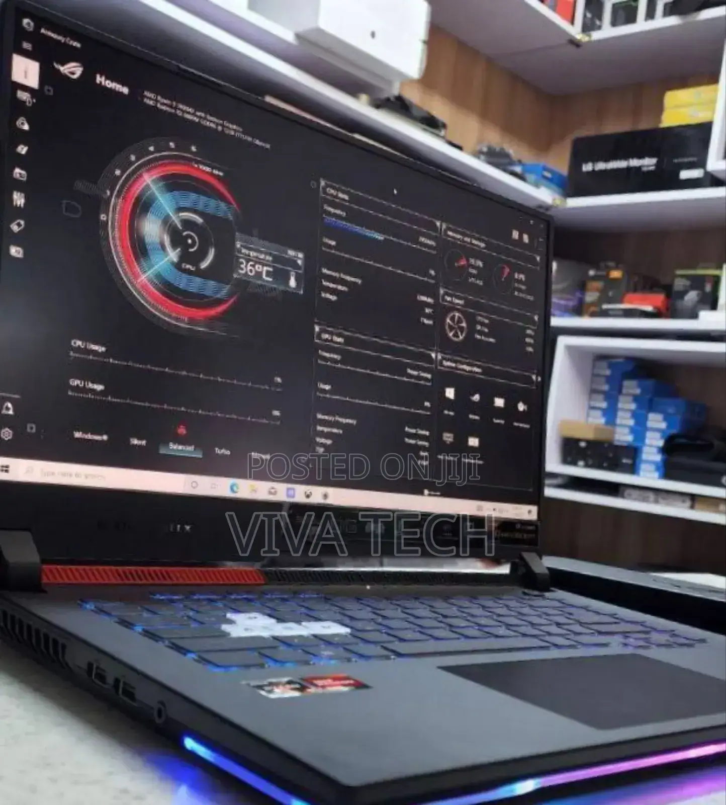 New Laptop Asus ROG Strix G15 16GB AMD Ryzen 9 SSD 512GB