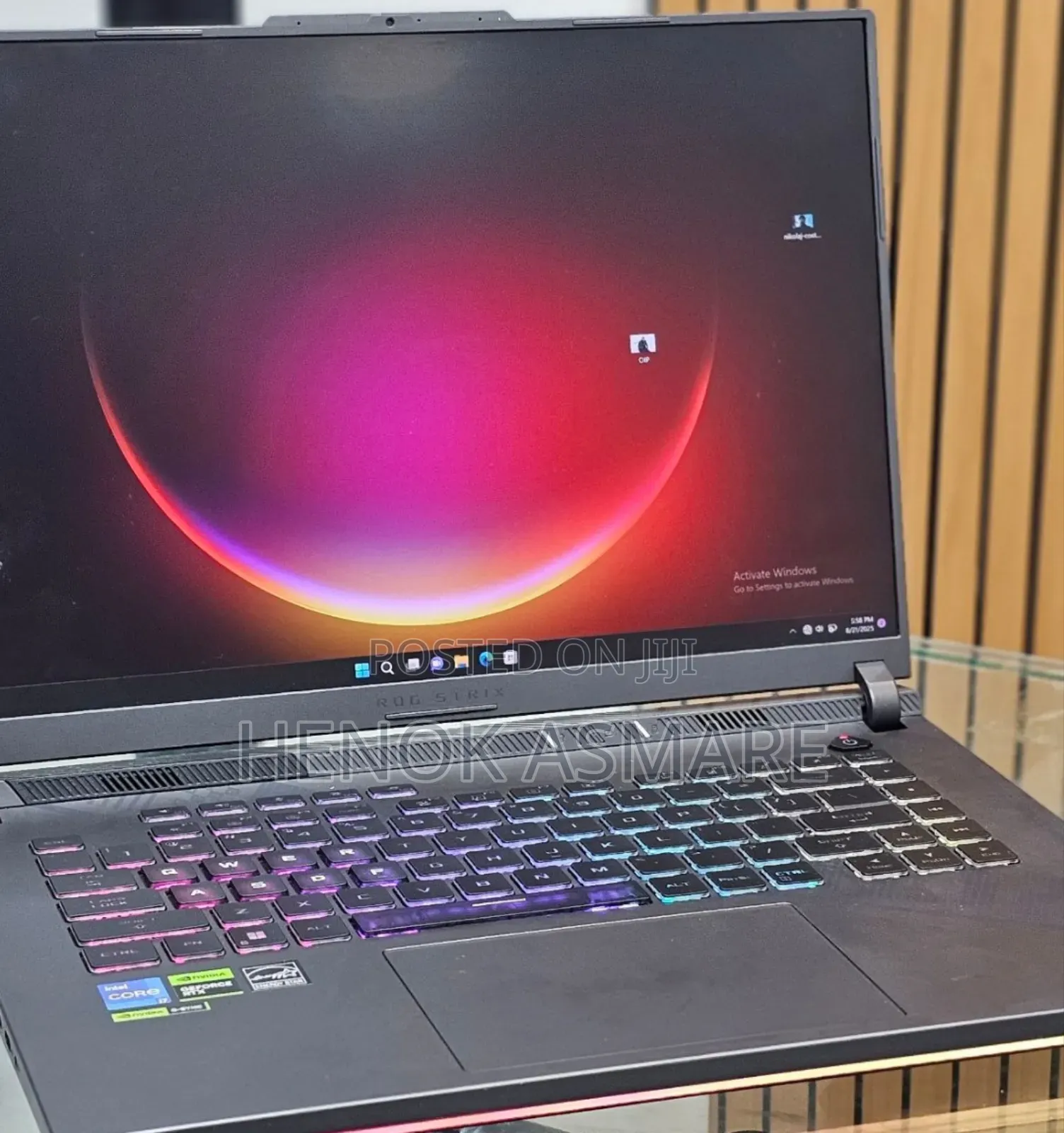 New Laptop Asus ROG Strix G15 16GB Intel Core I7 SSD 512GB