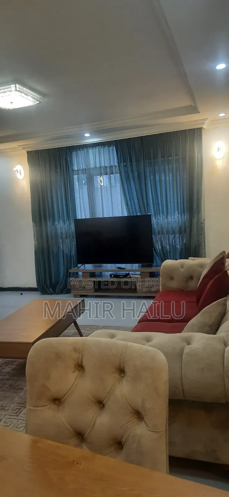Furnished 4bdrm House in Real, Bole for rent