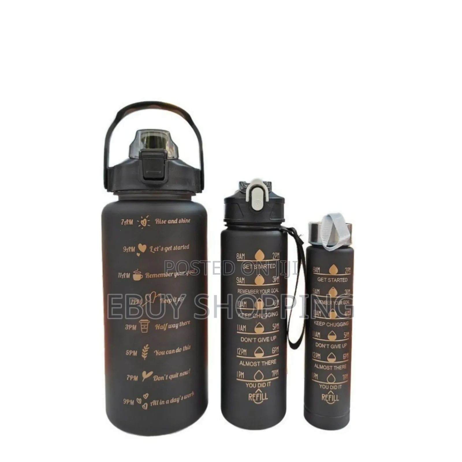 Space-Saving 3-Tier Water Bottle for Home, Gym, and Travel