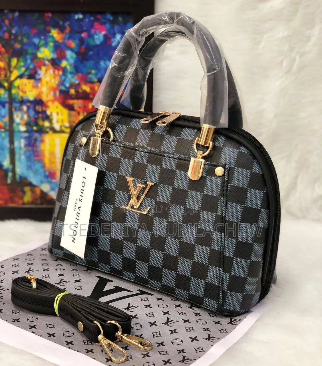 Louis Vuitton Branded Hand and Shoulder Wz Different Color Ladies Bag