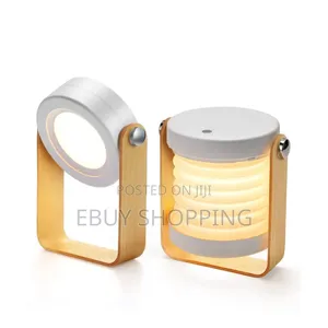 Photo - Compact Retractable Led Desk Lamp, Space-Saving Foldable Design,