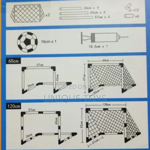 2-in-1 Joy Football Goals Set