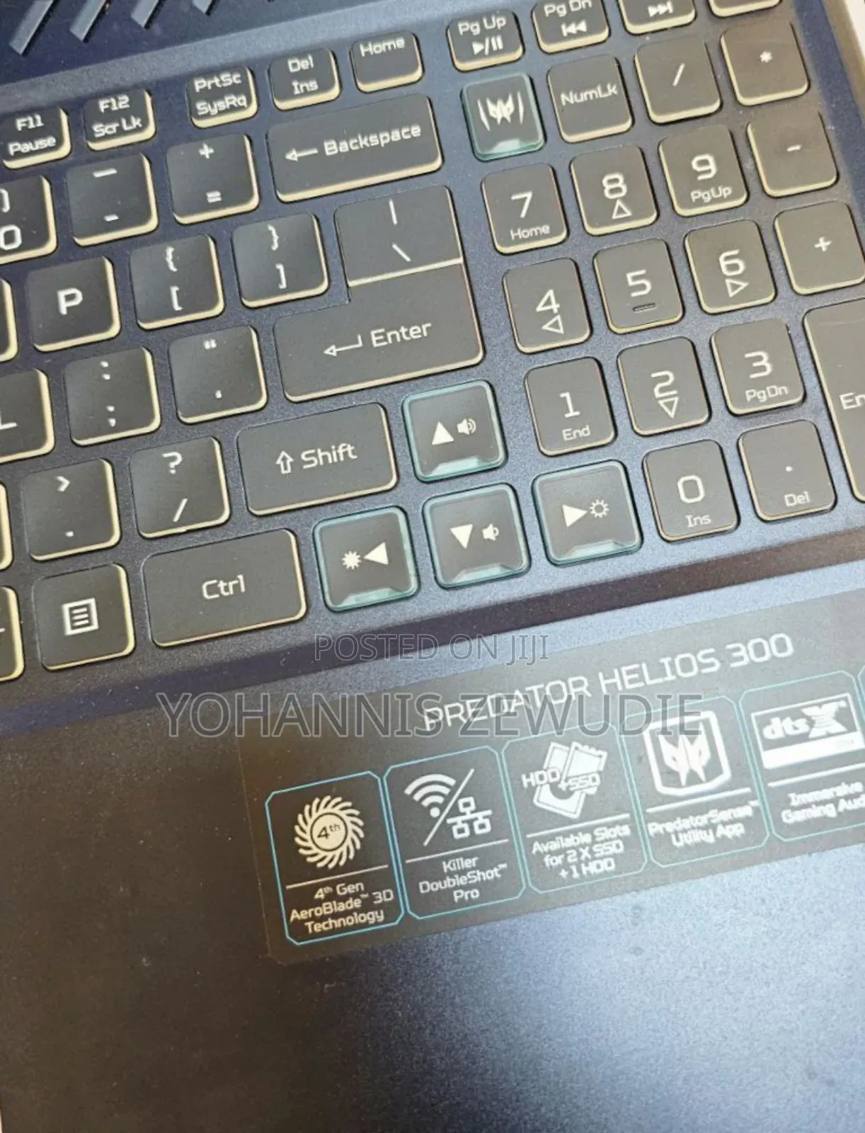 New Laptop Acer Predator Helios 300 16GB Intel Core I7 SSD 1T