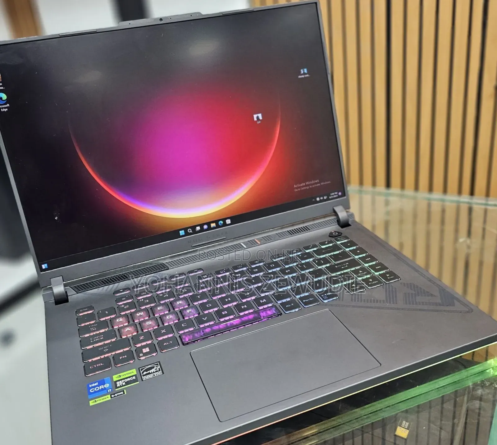 New Laptop Asus ROG Strix G15 16GB Intel Core I7 SSD 1T