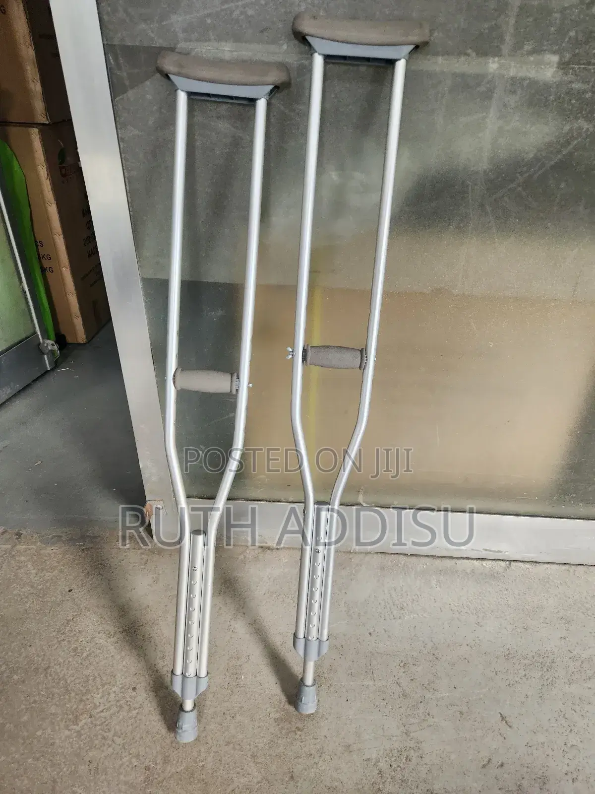 Axillary Bilateral Crutches丸緩medical Crutches New腕帶adjustable Crutches