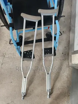 Bilateral 2pcs Pair Axillary Crutches轟出medical Bilateral Crutches New