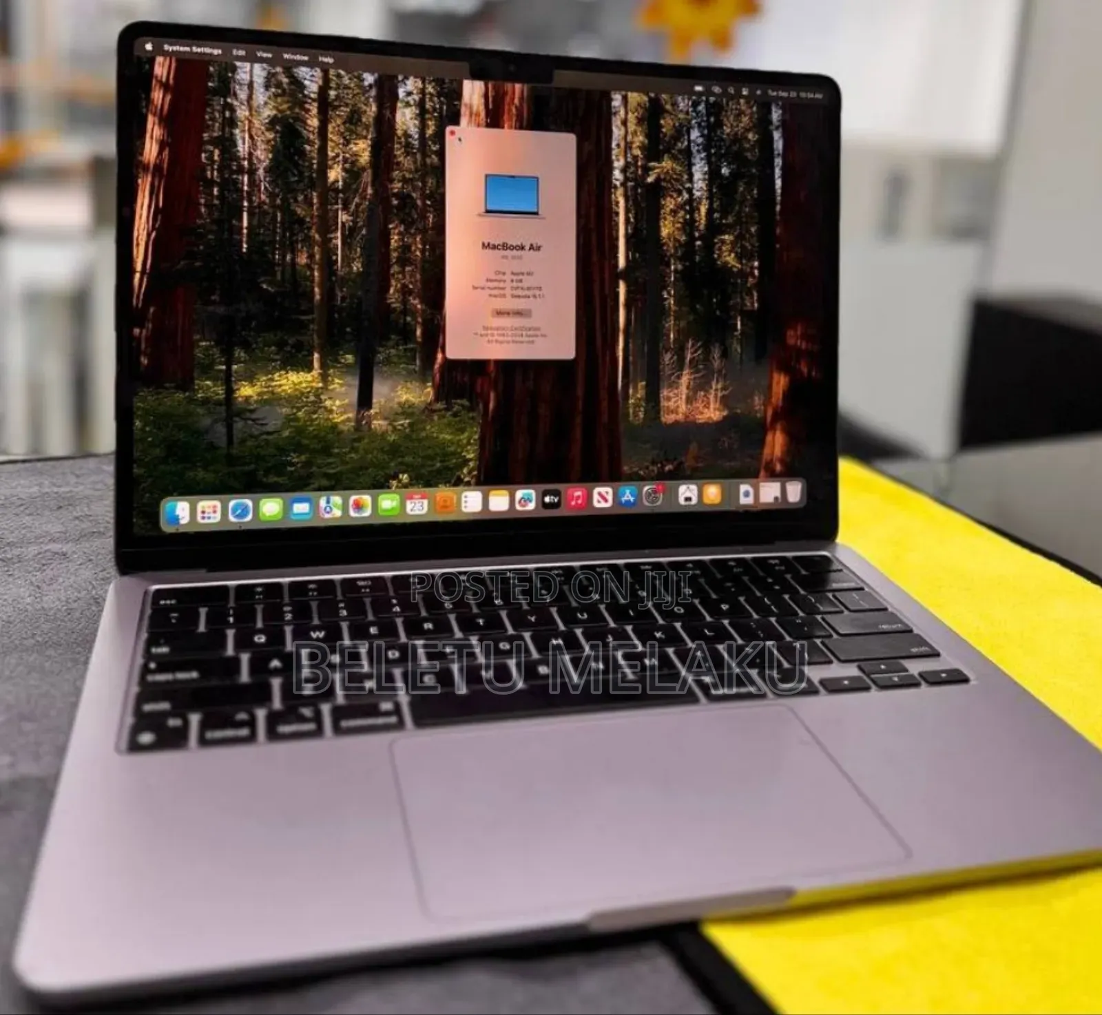 New Laptop Apple MacBook Air 2022 M2 8GB Apple M2 SSD 256GB