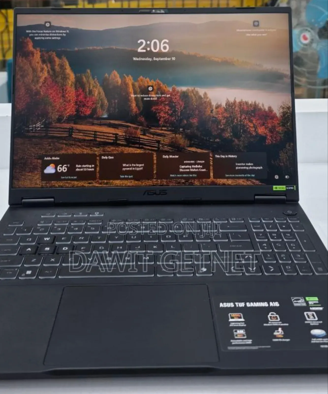 New Laptop Asus TUF Gaming A15 8GB AMD Ryzen 9 SSD 1T