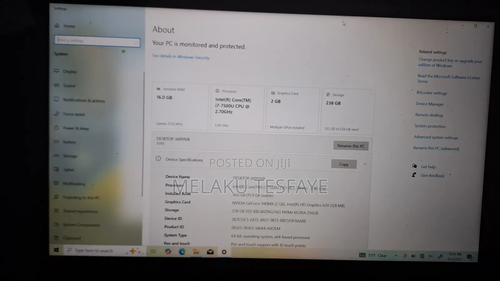 Laptop Lenovo IdeaPad Flex 15 16GB Intel Core I7 SSD 256GB