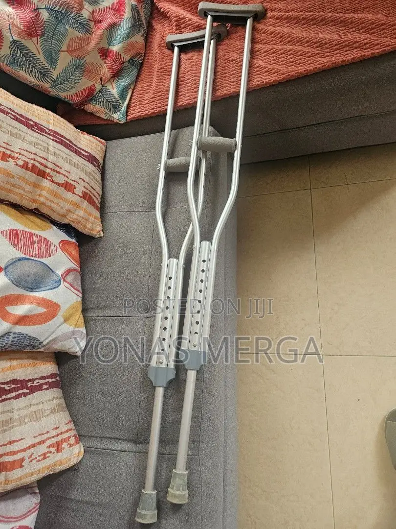 Crutches罫፭crutches\\Cane, 9 Adjustable Levels, Anti-Slip Rubber Tip
