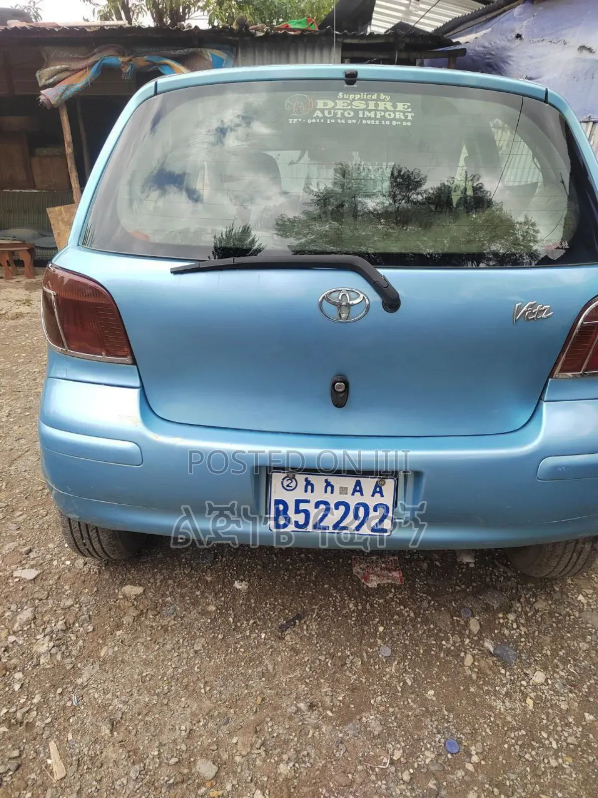 Toyota Vitz 2002 Blue
