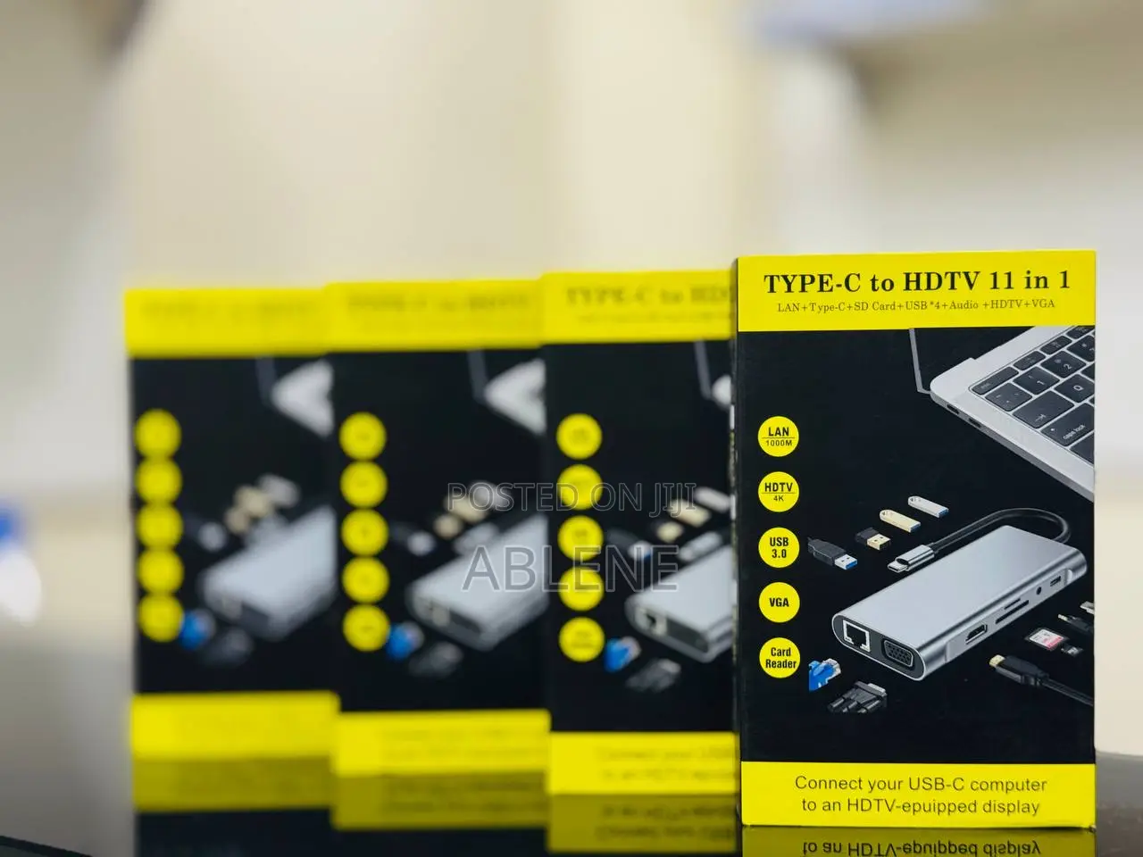 Type-c To Hdtv 11 In 1 Hub! Adapter