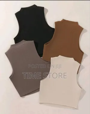 Photo - Shein Moosta 4pcs Solid Tank Top