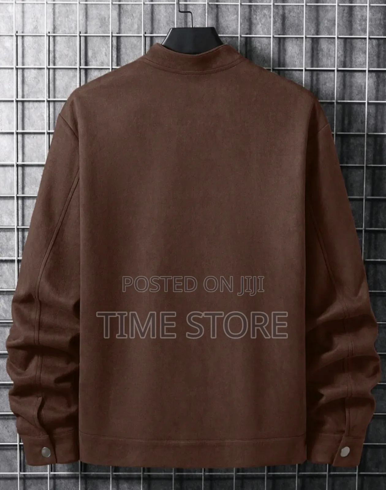 Manfinity Homme Men 1pc Zip Up Suedette Jacket