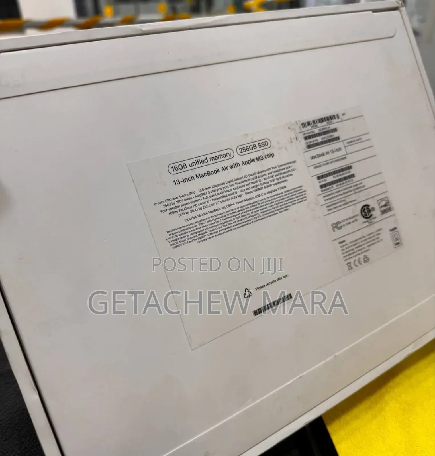 New Laptop Apple MacBook Pro M1 16GB Intel Core I5 SSD 256GB