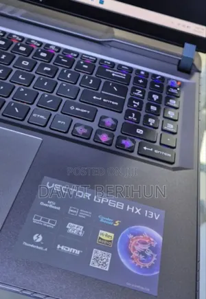 New Laptop MSI 16GB Intel Core I9 SSD 1T