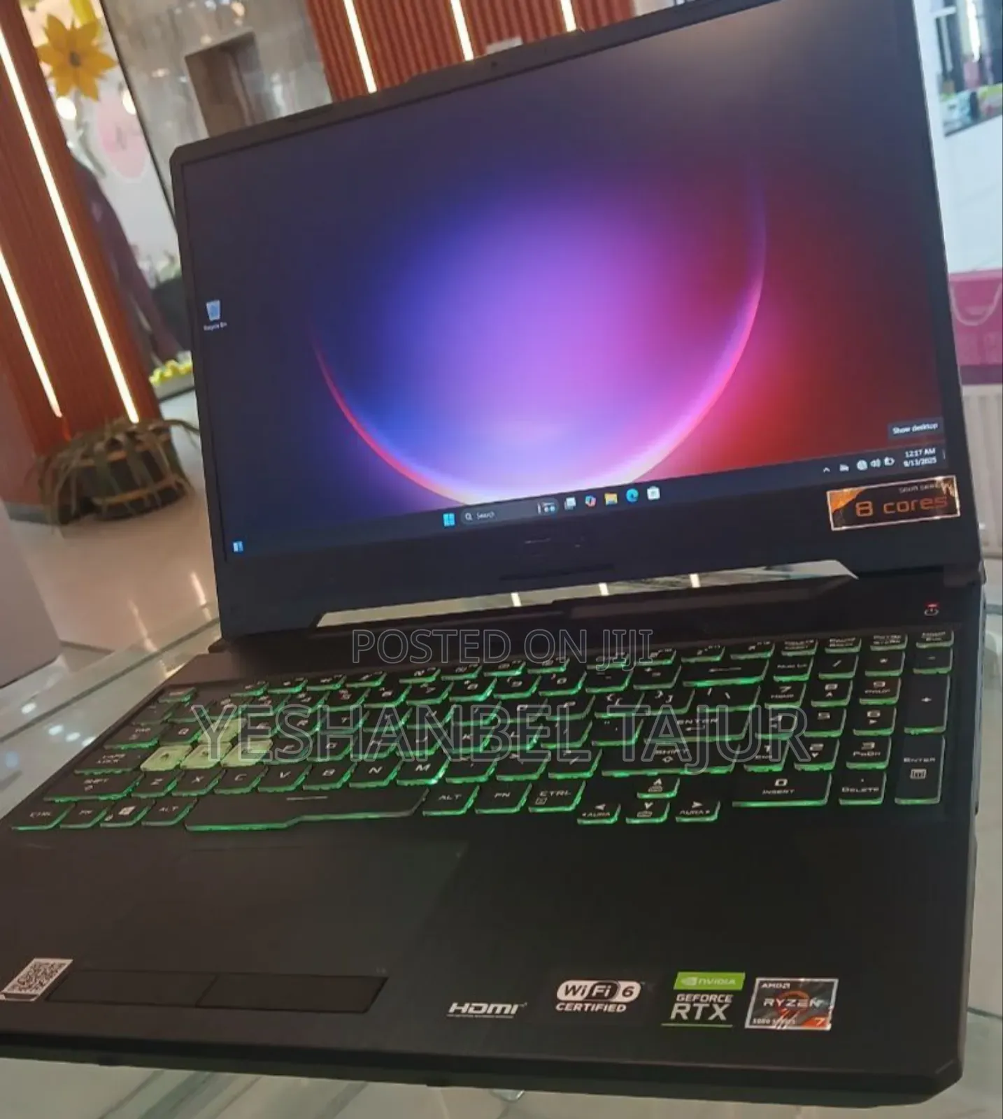 New Laptop Asus TUF Gaming A15 16GB AMD Ryzen 7 SSD 512GB