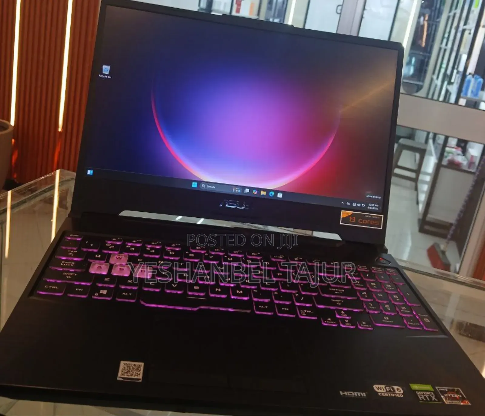 New Laptop Asus TUF Gaming A15 16GB AMD Ryzen 7 SSD 512GB