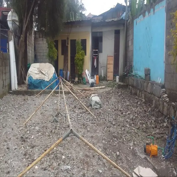 Land for Sale With Service House and Shop