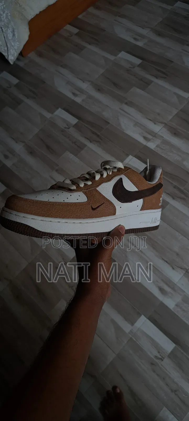 Brown And White Airforce