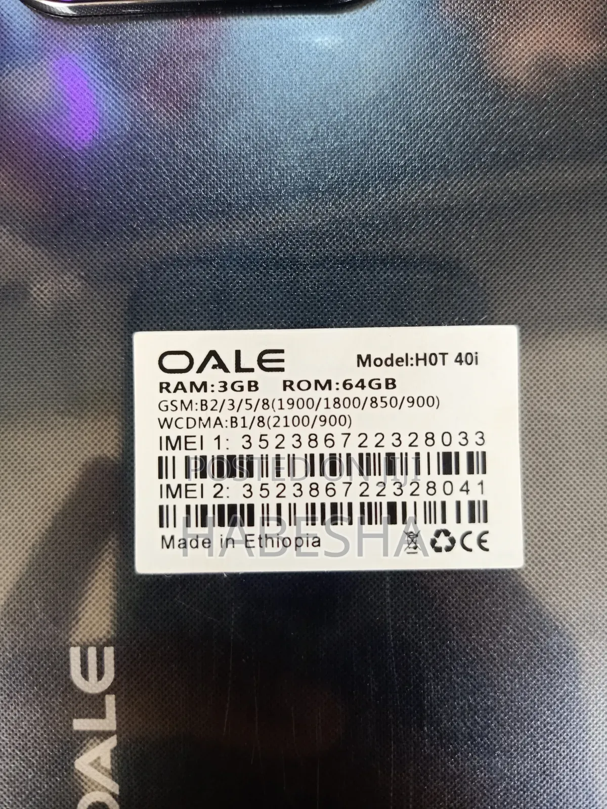 New Oale P1 64 GB Black