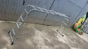Multipurpose Aluminium Ladder 4meter ተጣጣፊ መሰላል