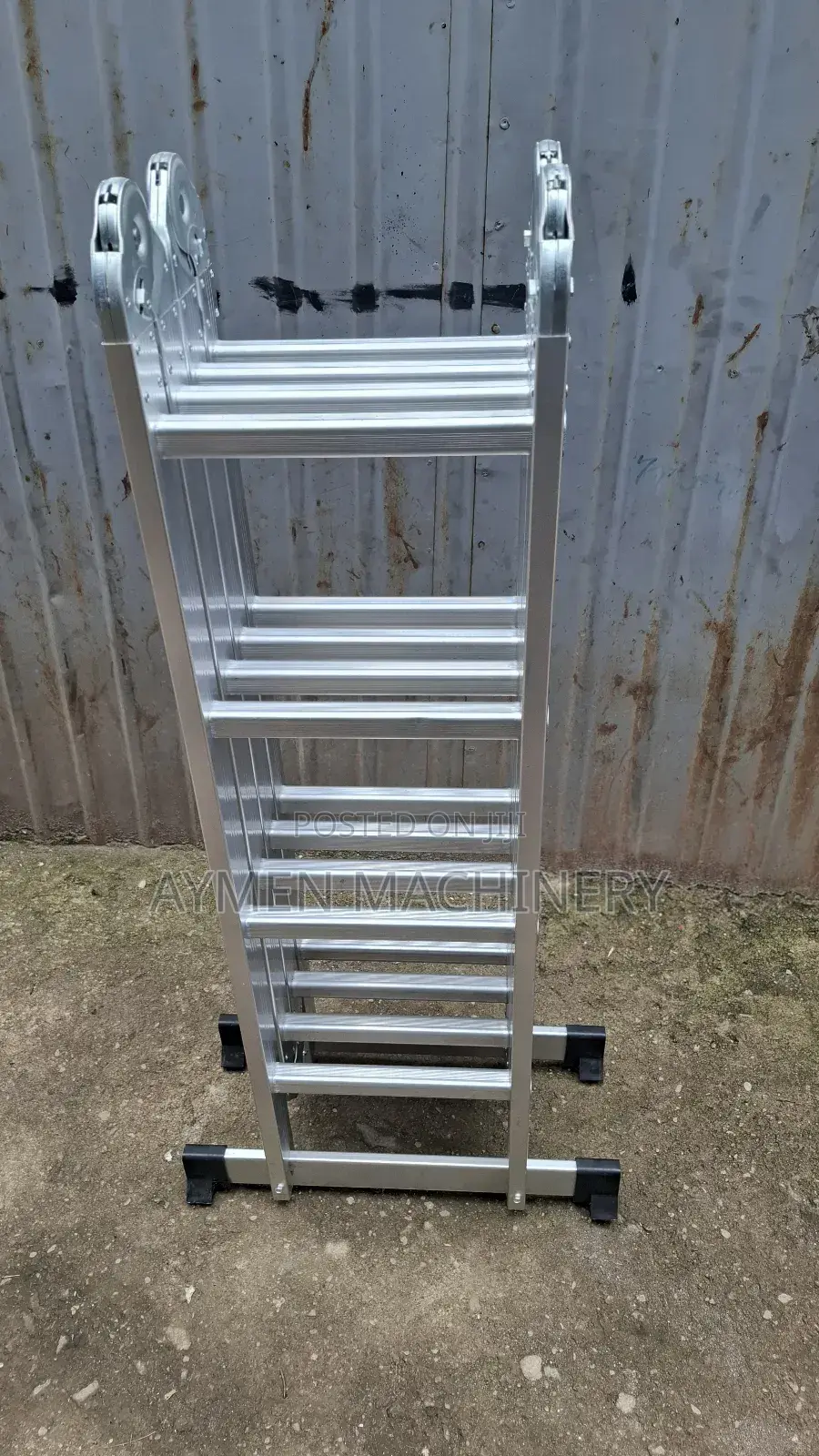 Multipurpose Aluminium Ladder 4meter ተጣጣፊ መሰላል