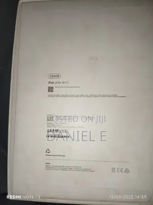 New Apple iPad (2025) 256 GB Blue