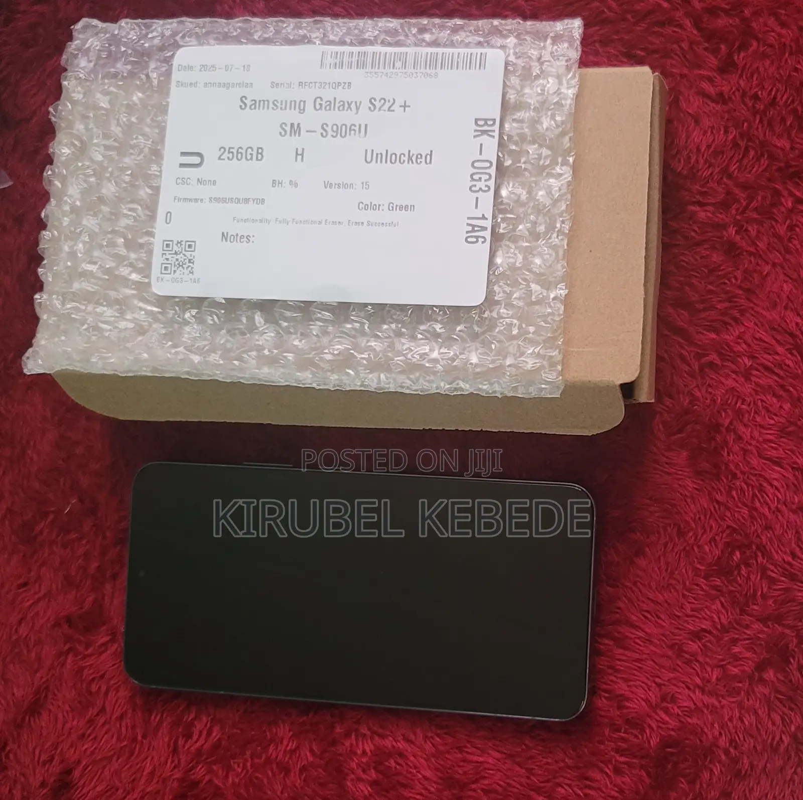 New Samsung Galaxy S22+ 5G 256 GB Green