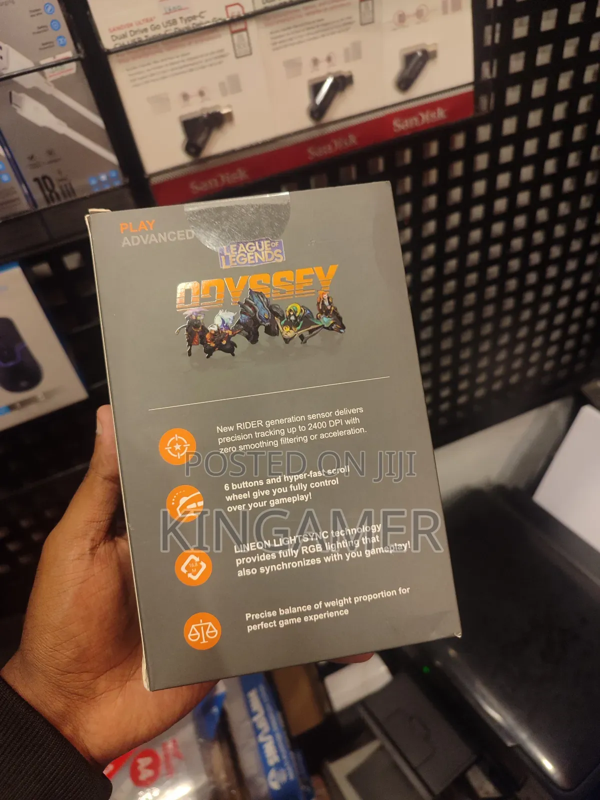 Rider Gaming Mouse League of Legends - Lineon