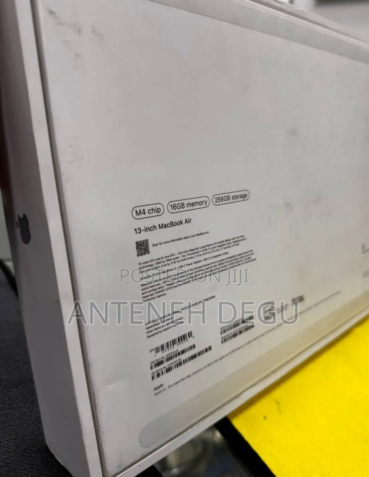 New Laptop Apple MacBook 16GB Apple M4 SSD 256GB