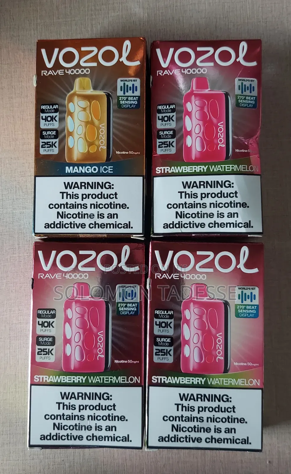 Vape 40000puff Grape Ice Flover