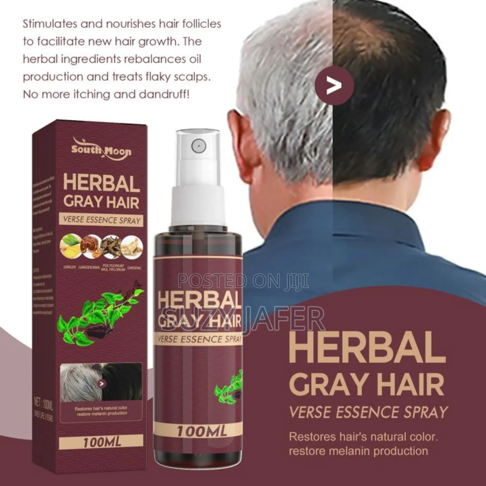 Herbal Hair Darkening