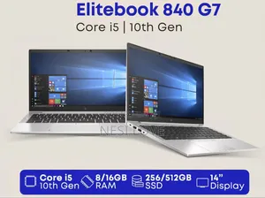 New Laptop HP EliteBook 840 G7 16GB Intel Core I5 SSD 512GB