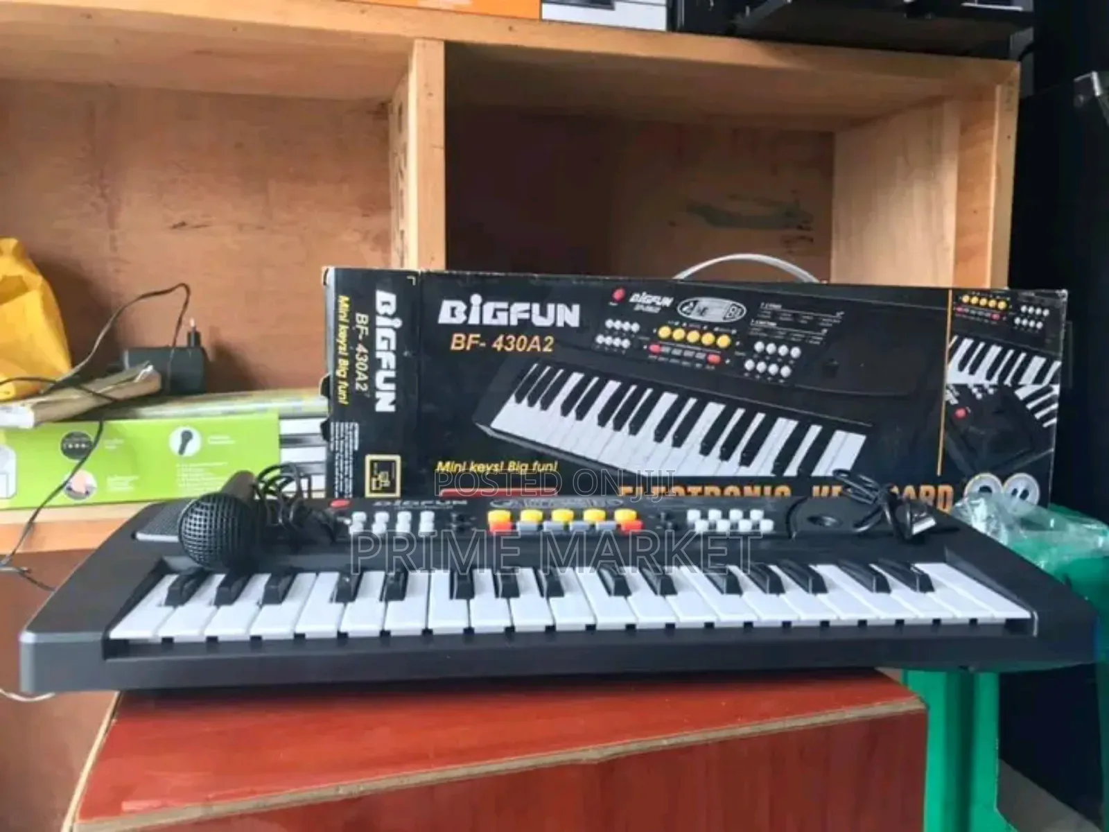 Kids Piano + Microphone Educational Musical Toy [Bigfun 37-key]