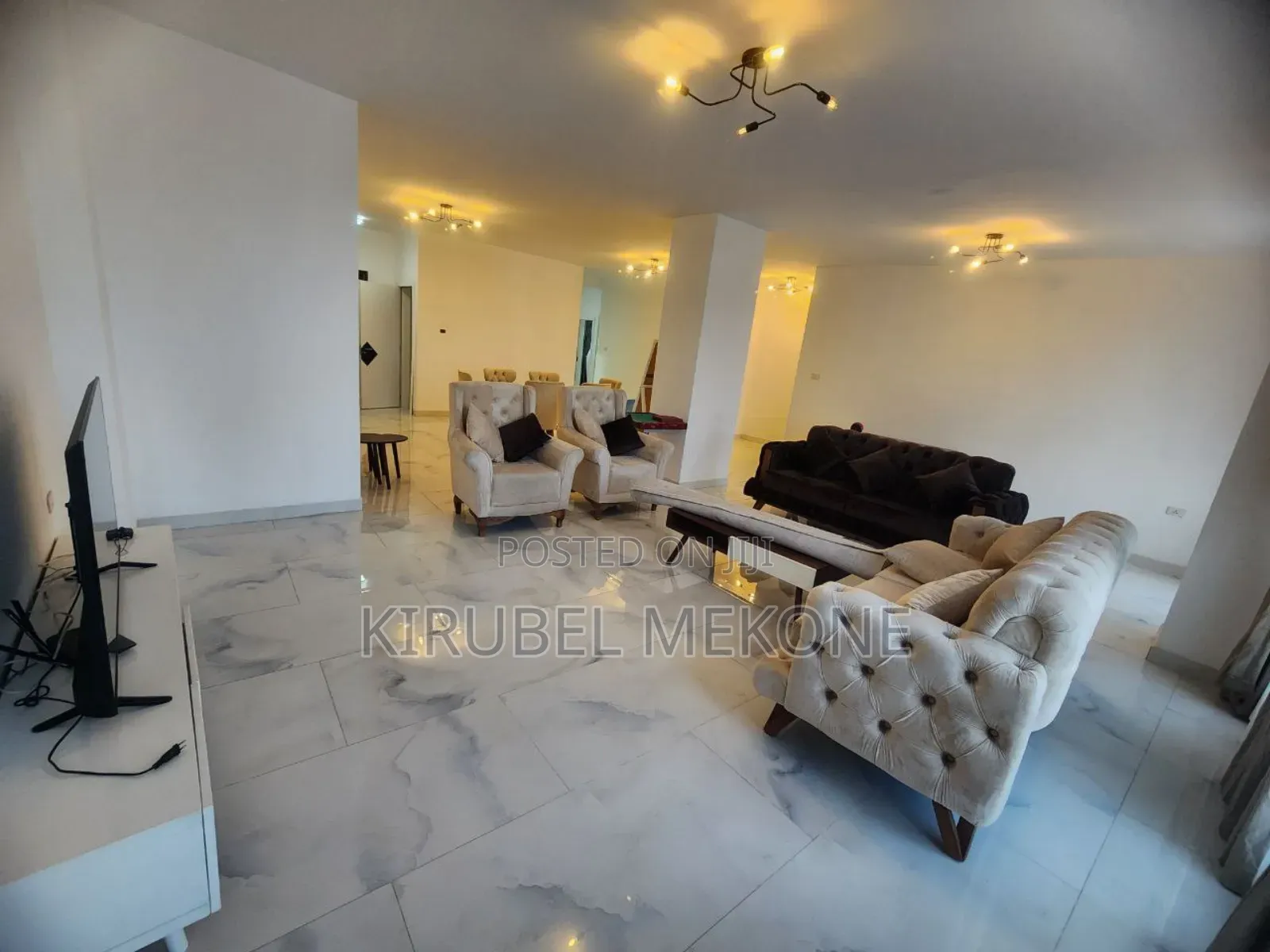 Furnished 3bdrm Apartment in Bole for rent