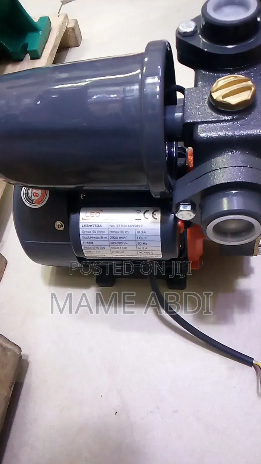 Leo 1hp Pump Boster Set