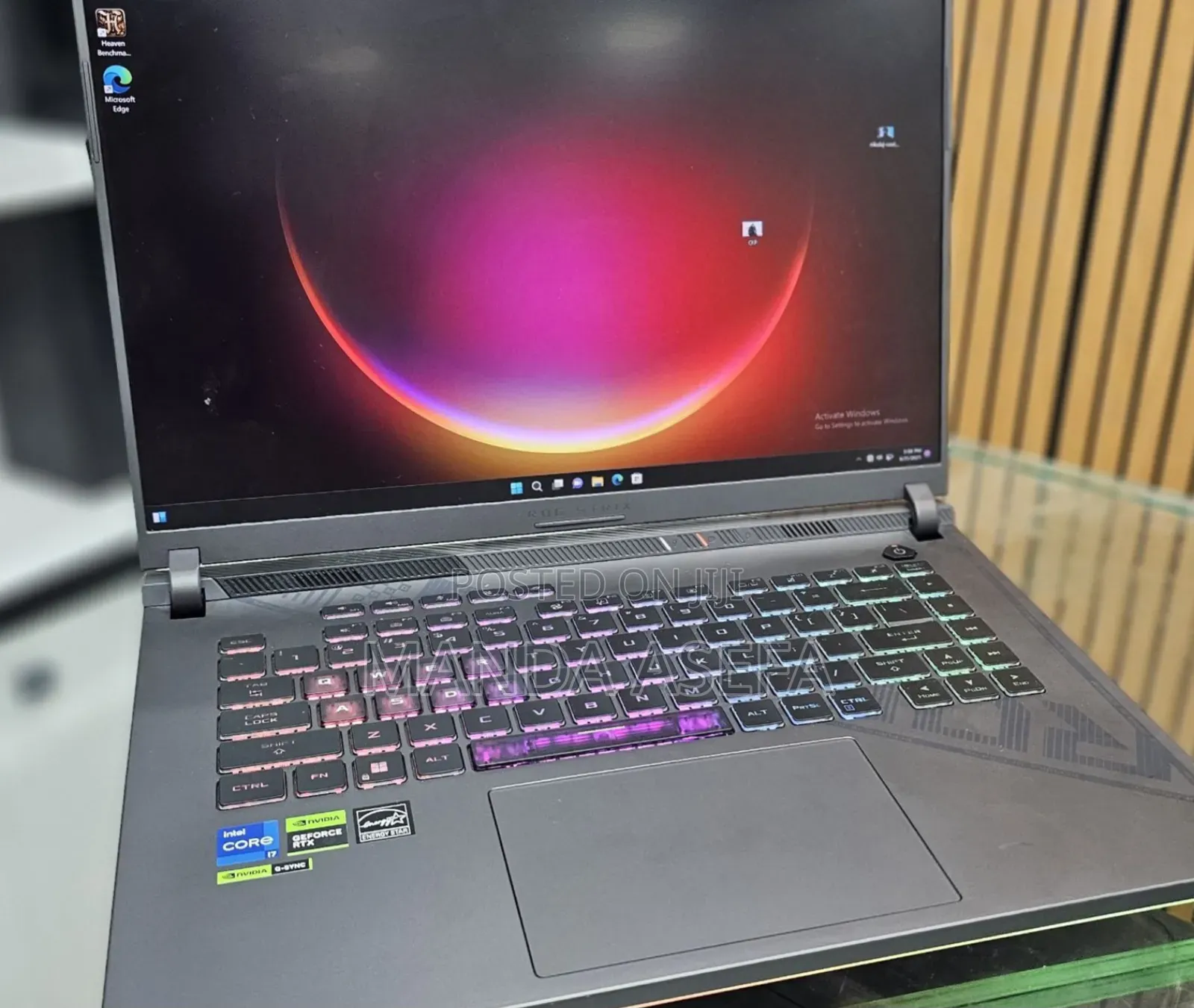 New Laptop Asus ROG Strix G16 G614 16GB Intel Core I7 SSD 1T