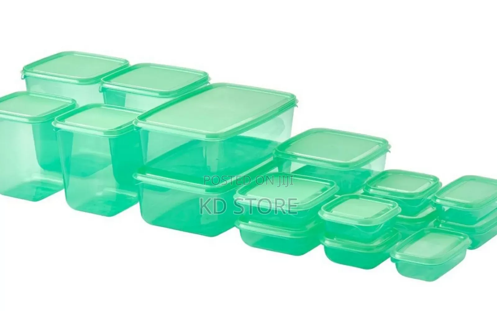 Ikea Food Container, Set of 17, Transparent