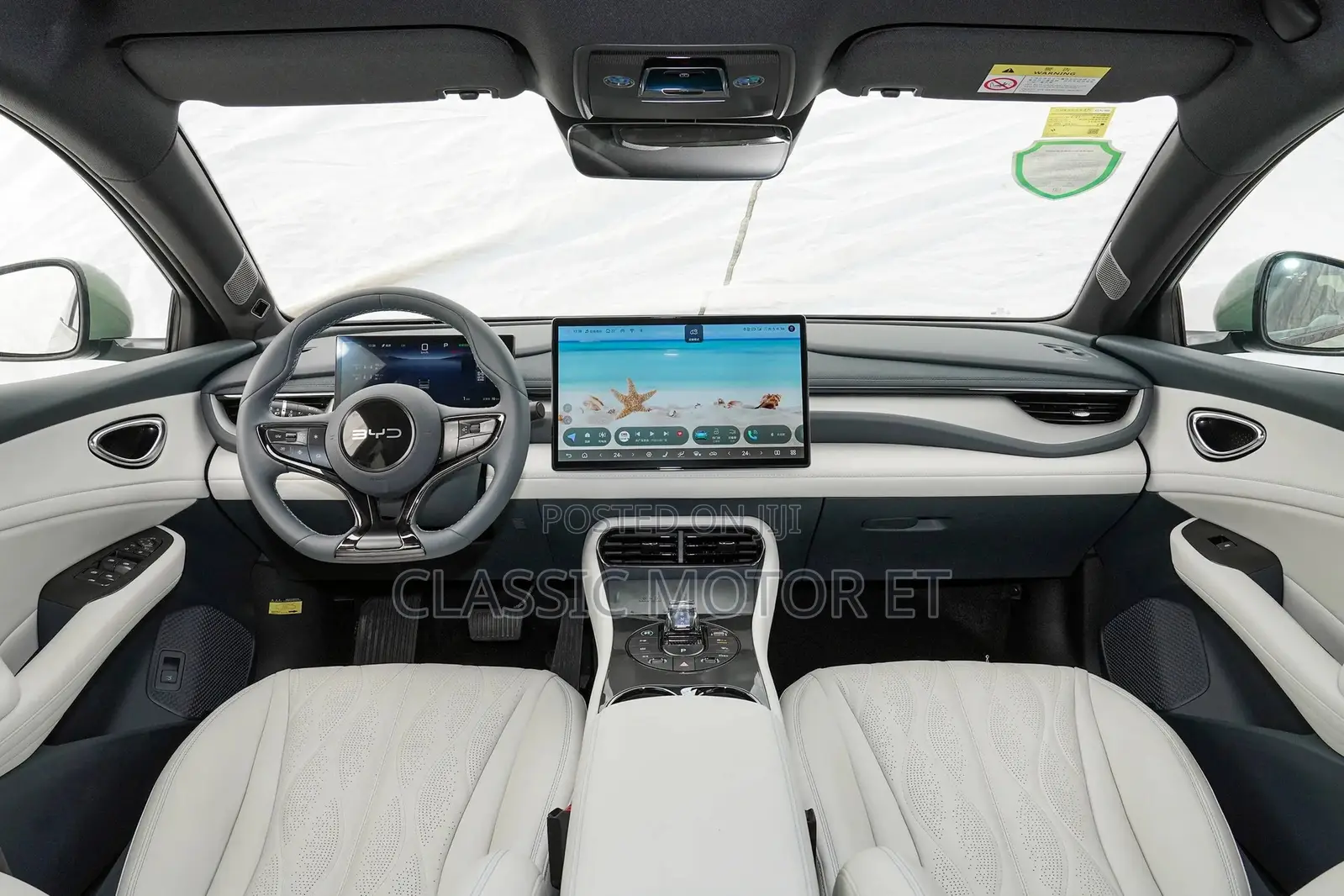 New BYD Sealion 7 EV 2025 Green