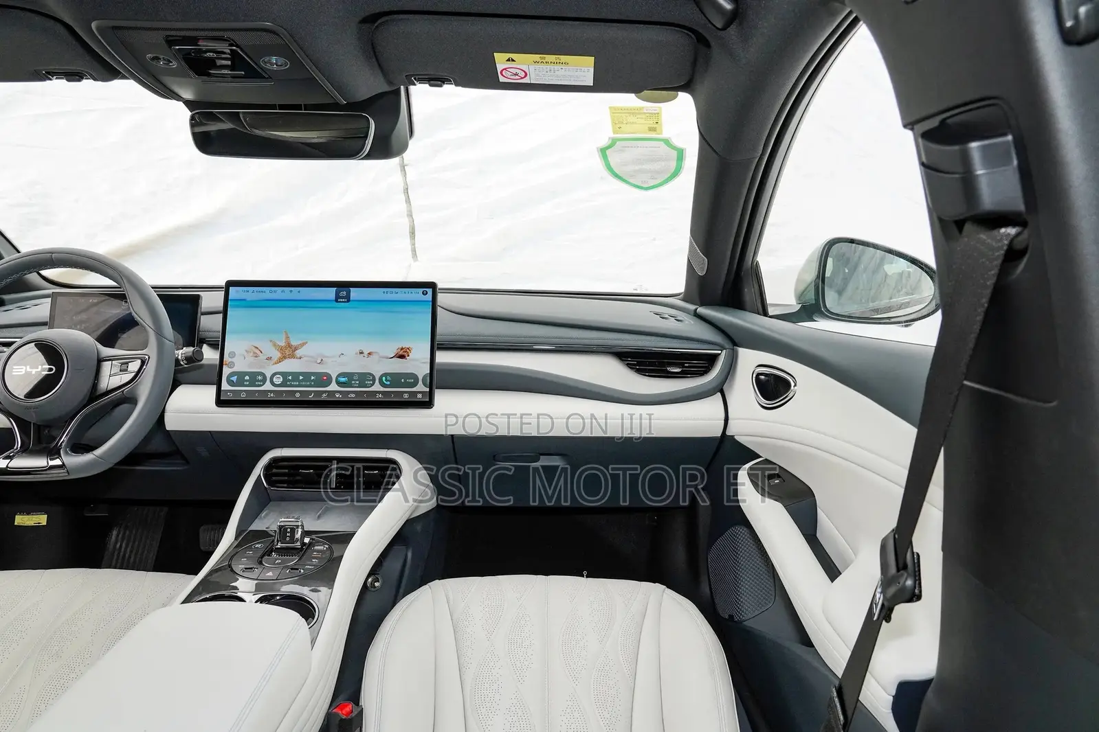 New BYD Sealion 7 EV 2025 Green