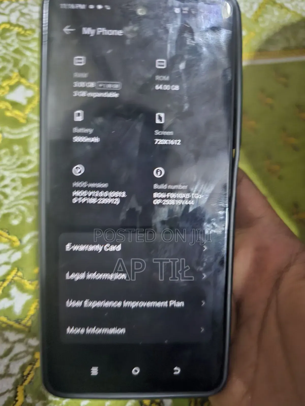 Tecno Pop 8 64 GB Black